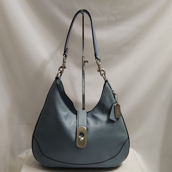 Coach Handbags - Coach Amber Pebble Leather Hobo Shoulder Bag